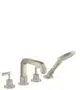 AXOR-HG-AXOR-Citterio-4-Loch-Fliesenrandarmatur-mit-Hebelgriffen-und-Rosetten-Brushed-Nickel-39454820 gallery number 1